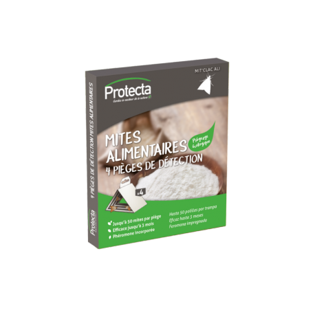 PIEGES ANTI-MITES ALIMENTAIRES/LOT DE 4