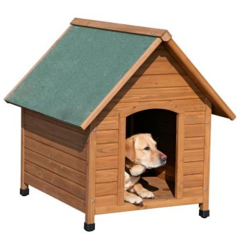 Niche chien en bois - Espace Pro Animaux