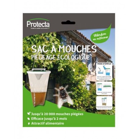 SAC A MOUCHES JETABLE AVEC APPATS