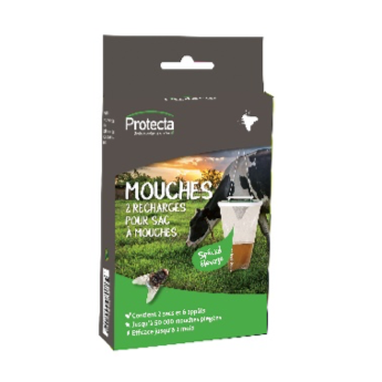 RECHARGE POUR SAC A MOUCHES 5L (LOT DE 2)