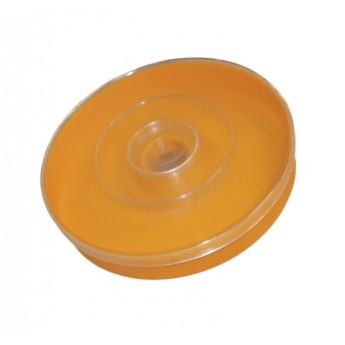 NOURRISSEUR  PLASTIQUE ROND 1 KG (diam 175mmhauteur 50mm)