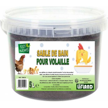 SABLE DE BAIN POUR VOLAILLES 5L