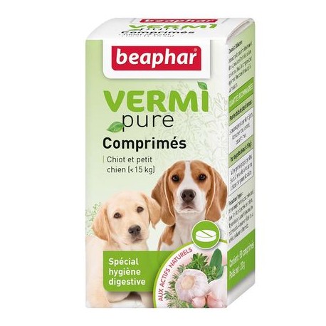 VERMIFUGE EN COMPRIMES AUX PLANTES POUR CHIOT/PETIT CHIEN