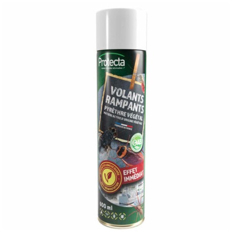 INSECTICIDE AUTO-VIDANT POUR VOLANTS ET RAMPANTS