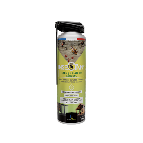 INSECTAN TERRE DE DIATOMEE 500ml AVEC EMBOUT FISSURE