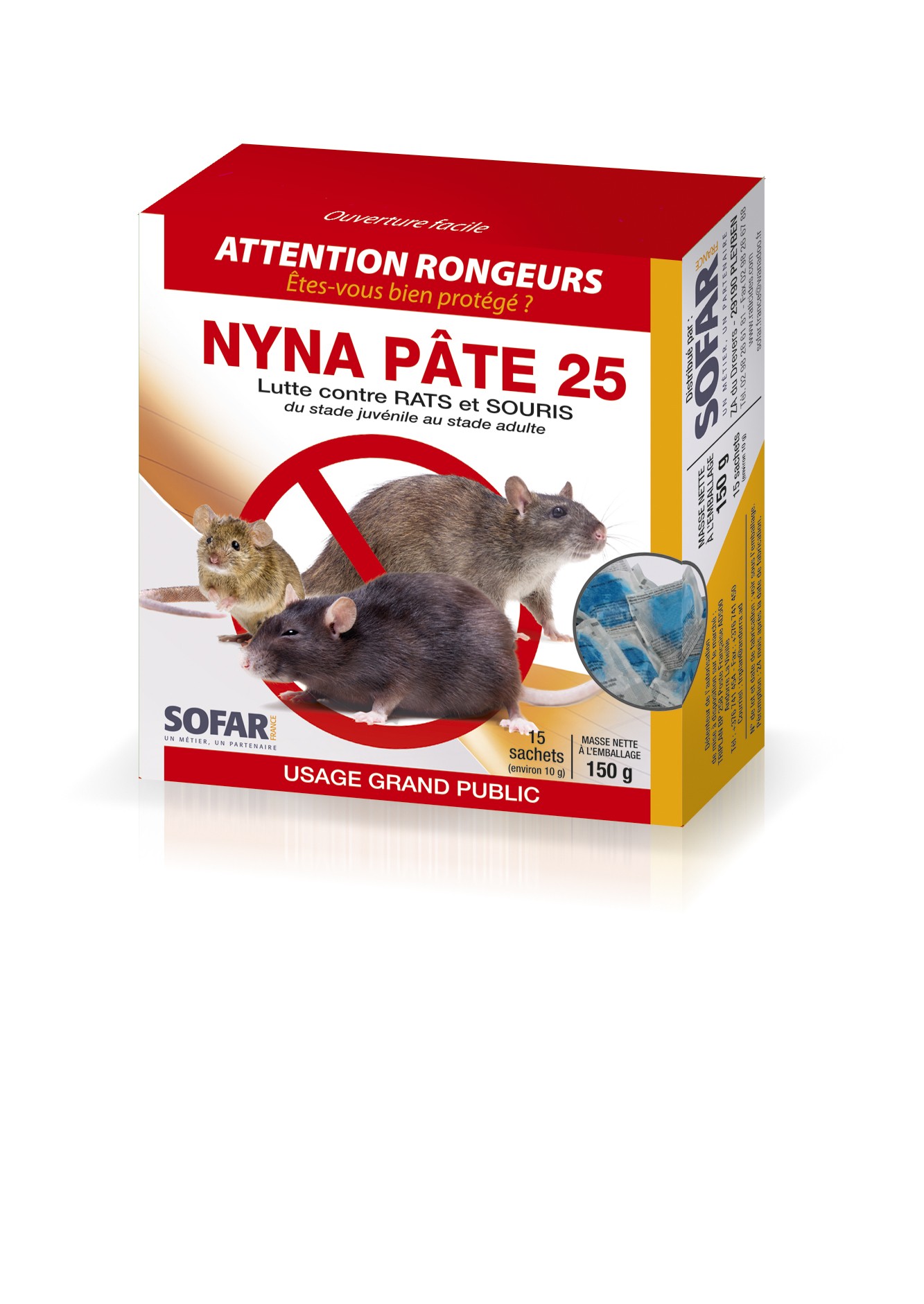 Pâte poison contre les rats Digrain