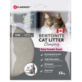 LITIERE POUR CHATS POUDRE BEBE 15KG