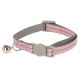 COLLIER POUR CHAT ROSE OU TURQUOISE 30cm