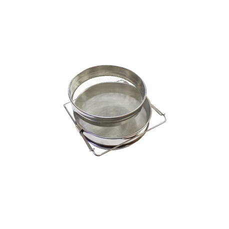 PASSOIRE COULISSE INOX  DOUBLE TAMIS